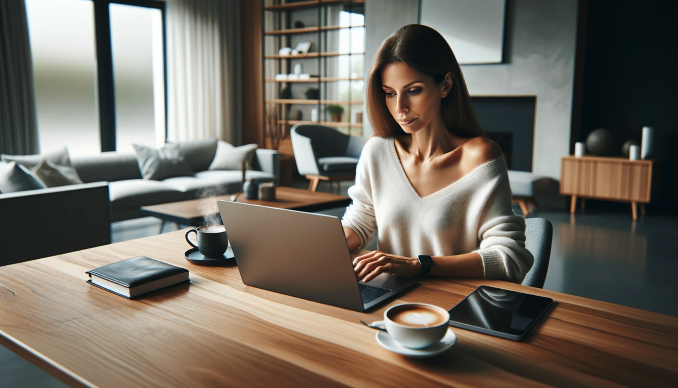 illustration-femme-consultant-les-tendances-travail-2024